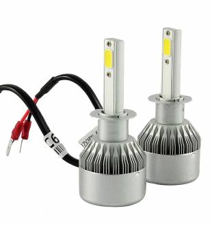 Φώτα LED αυτοκινήτου σετ H3 36w 9-30V C6 6000Κ ψυχρό χρώμα