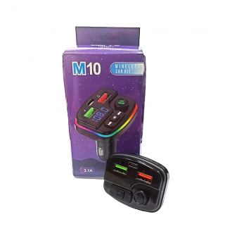 Mp3 Player M10 Rgb Αυτοκινήτου Wireless Bluetooth 12V