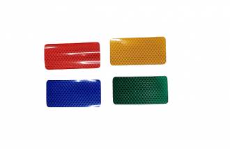 Ανακλαστικά Αυτοκόλλητα 4 διαφορετικά χρώματα - Σετ 10τμχ