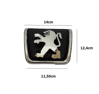 Σήμα Peugeot Κουμπωτό 13.8x12.5cm