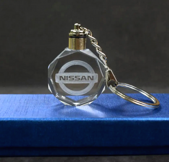 Φωτιζόμενο Μπρελόκ 3D σε Σχήμα Κρυστάλλου - Nissan