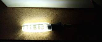 Led Φλάς Μηχανής Διάφανα με Διπλό Λευκό Φως 12v