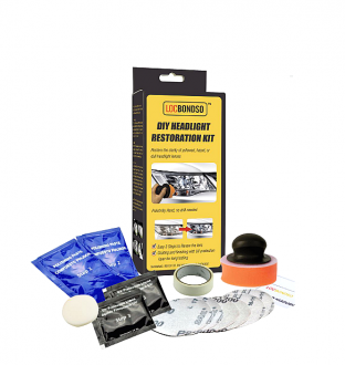Κιτ Γυαλίσματος Και Ανανέωσης Φαναριών – Locobondso DIY Headlight Restoration Kit