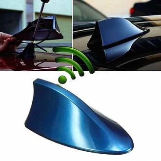 Αυτοκόλλητη κεραία οροφής αυτοκινήτου Shark – Μπλε