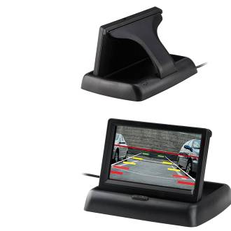 Αναδιπλούμενη Οθόνη Αυτοκινήτου Παρκαρίσματος TFT - LCD Monitor 4.3