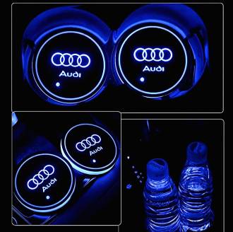 Φωτάκι Led Ποτηροθήκης Audi με 7 χρώματα