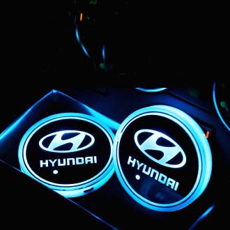 Φωτάκι Led Ποτηροθήκης Hyundai με 7 χρώματα