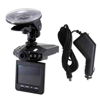 Κάμερα Καταγραφικό HD οχήματος 270° Οδικής Ασφάλειας με Οθόνη 2,5' (TFT LED) 6 LED