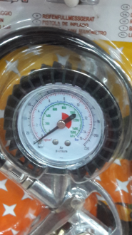 Πιστόλι πίεσης ελαστικών μαζί με δείκτη - Αερόμετρο 220psi