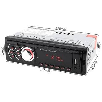 Ράδιο Αυτοκινήτου Bluetooth, Fm, Aux. Usb, Sd-Card mp3 player 5207E