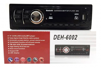 Ηχοσύστημα Αυτοκινήτου Universal 1DIN (USB/AUX/BT) DEH-6002