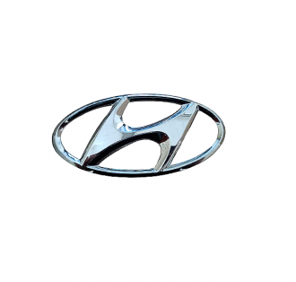 Σήμα Hyundai Αυτοκόλλητο Κουμπωτό 5.7x11.5cm