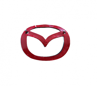 Σήμα Mazda Αυτοκόλλητο με Pins Κουμπωτό 6x7.5cm