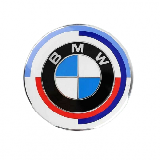 Επετειακό Σήμα BMW 50 Χρόνια με Μαύρη Βάση 7.2cm και Pins