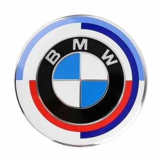 Επετειακό Σήμα BMW 50 Χρόνια με Μαύρη Βάση 8.2cm και Pins