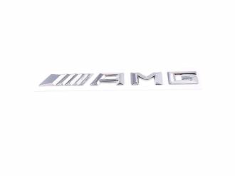 Αυτοκόλλητο Μεταλλικό Σήμα Νίκελ Mercedes-AMG 18x2cm