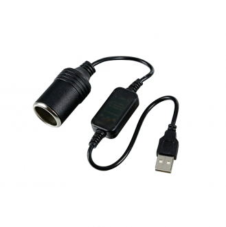 Μετασχηματιστής/Αντάπτορας Απο USB Σε Υποδοχή Με Φις Αναπτήρα 12-24V