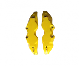 Πλαστικά Καπάκια Δαγκάνας Φρένων Κίτρινα 24.5x7cm σετ 2τμχ