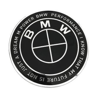 Σήμα Bmw Μαύρο Επετειακό 7.2cm με Βάση και Pins