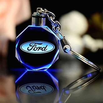 Φωτιζόμενο Μπρελόκ 3D σε Σχήμα Κρυστάλλου - Ford